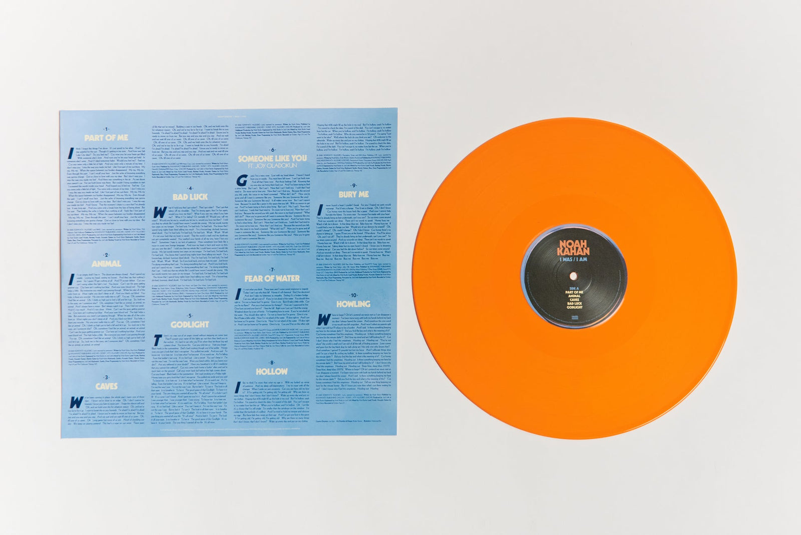 I WAS / I AM Orange Vinyl